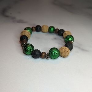Handcrafted green bracelet